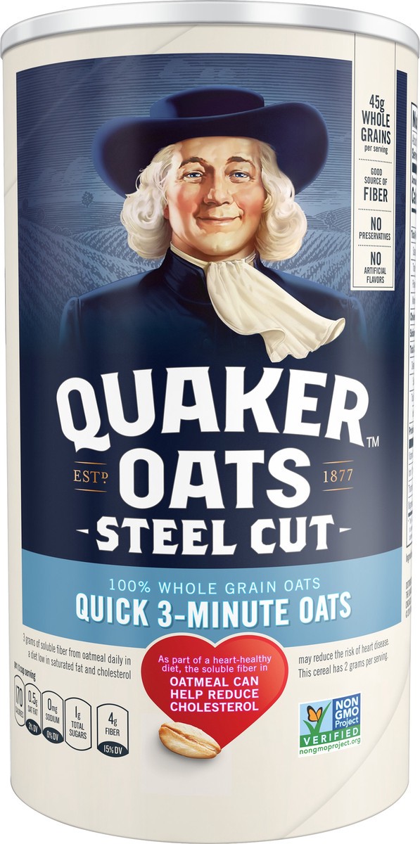 slide 1 of 4, Quaker Oats, 25 oz