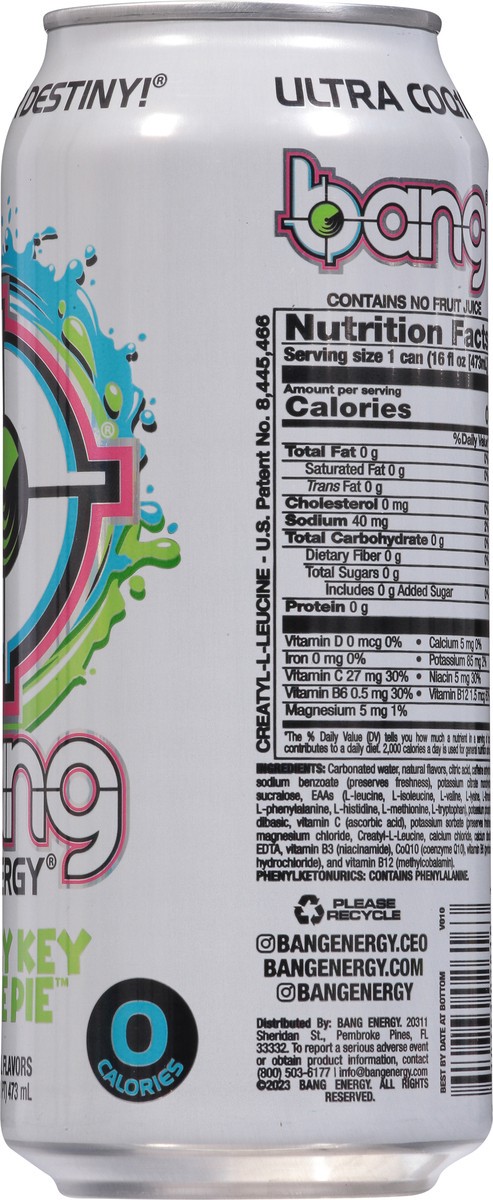 slide 8 of 9, Bang Krazy Key Lime Pie Energy Drink 16 fl oz, 16 fl oz