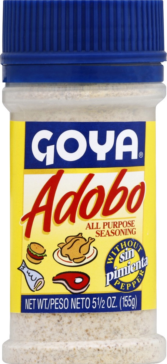 slide 2 of 2, Goya Adobo All-Purpose Seasoning Without Pepper, 5 oz., 1 ct