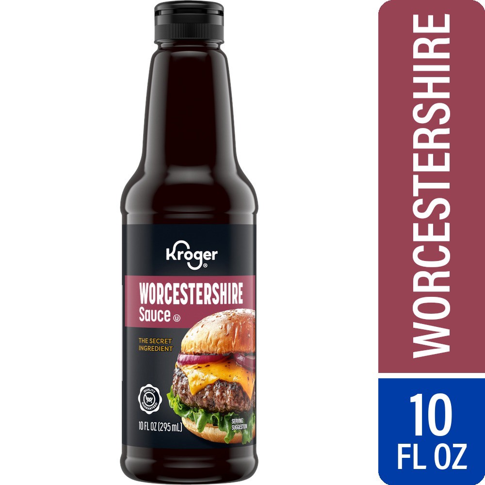 slide 1 of 4, Kroger Worcestershire Sauce, 10 fl oz