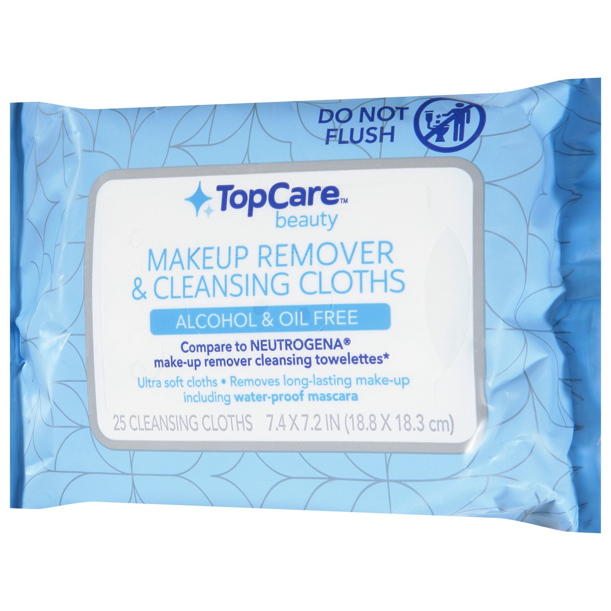 slide 10 of 10, Topcare Make Up Remover Towelette, 25 ct