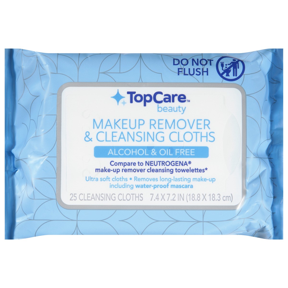 slide 1 of 10, Topcare Make Up Remover Towelette, 25 ct