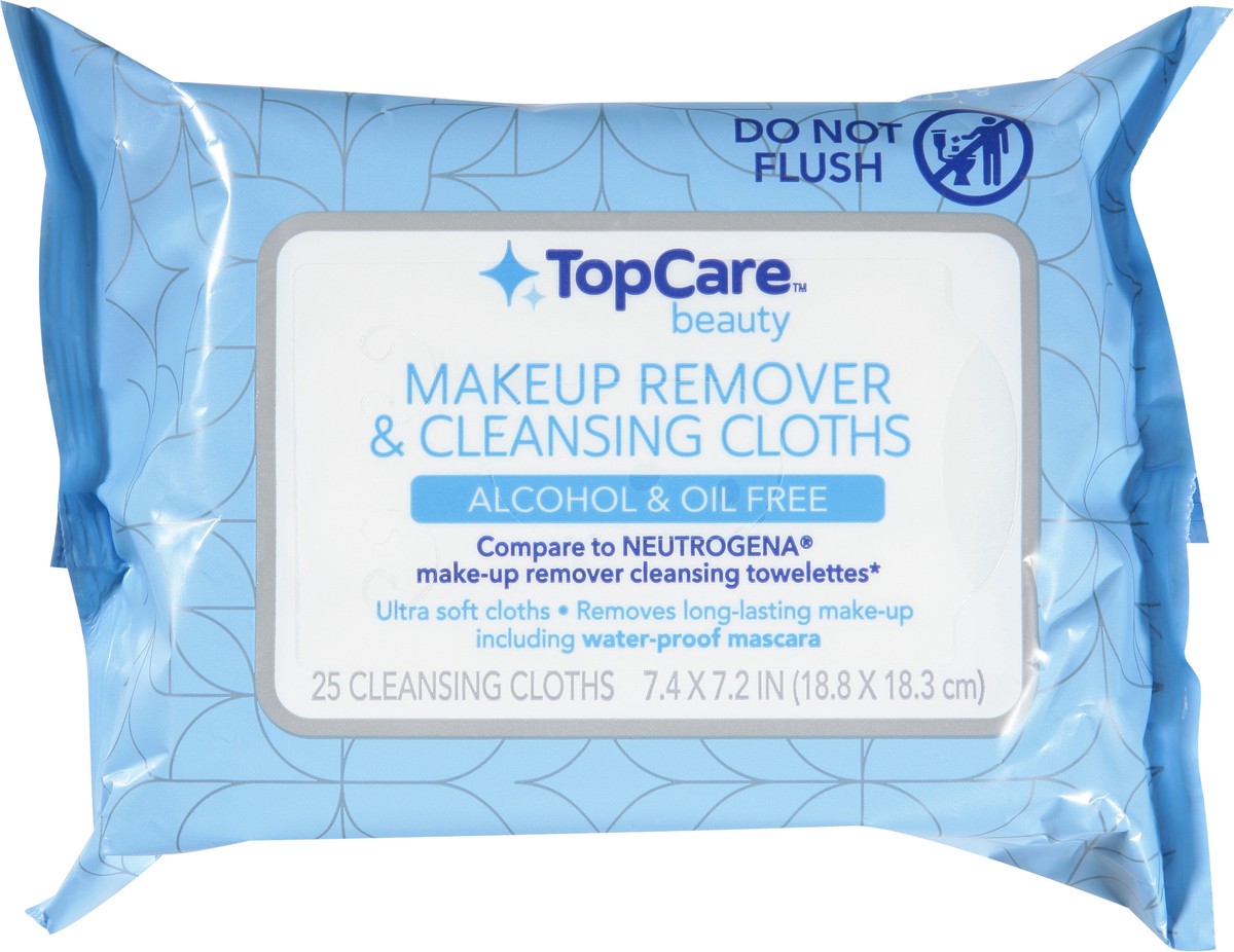 slide 6 of 10, Topcare Make Up Remover Towelette, 25 ct