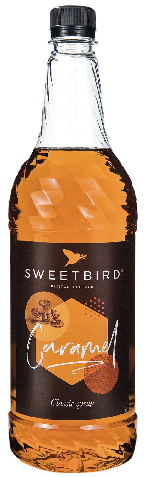 slide 1 of 1, Sweetbird Caramel Syrup, 33.8 oz