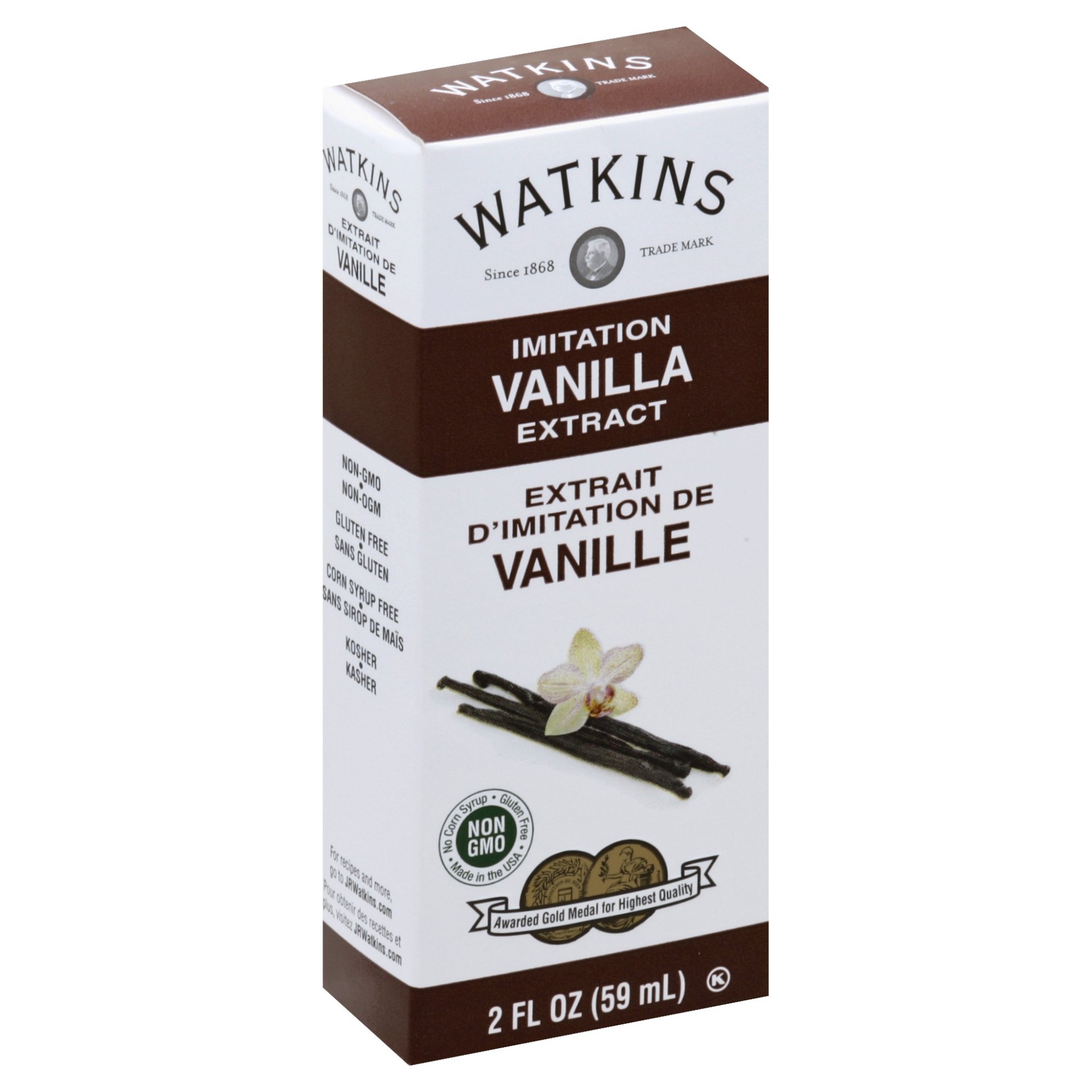 slide 1 of 1, Watkins Double Strength Vanilla Extract, 2 oz