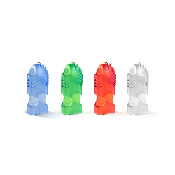 slide 7 of 10, LEE Tippi Small Micro-Gel Fingertip Grips, Size 5 - Assorted (10 Per Pack), 10 ct
