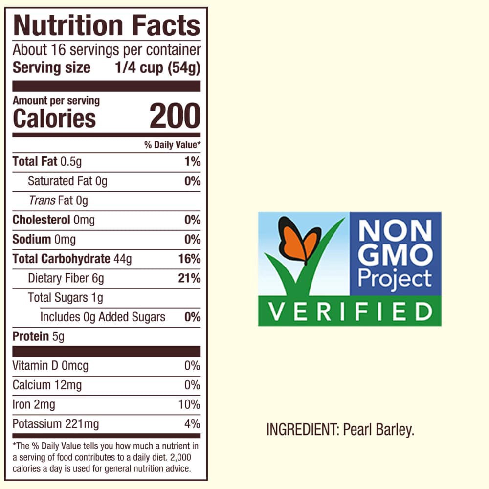 slide 3 of 5, Bobs Red Mill Pearl Barley - 30 oz, 30 oz