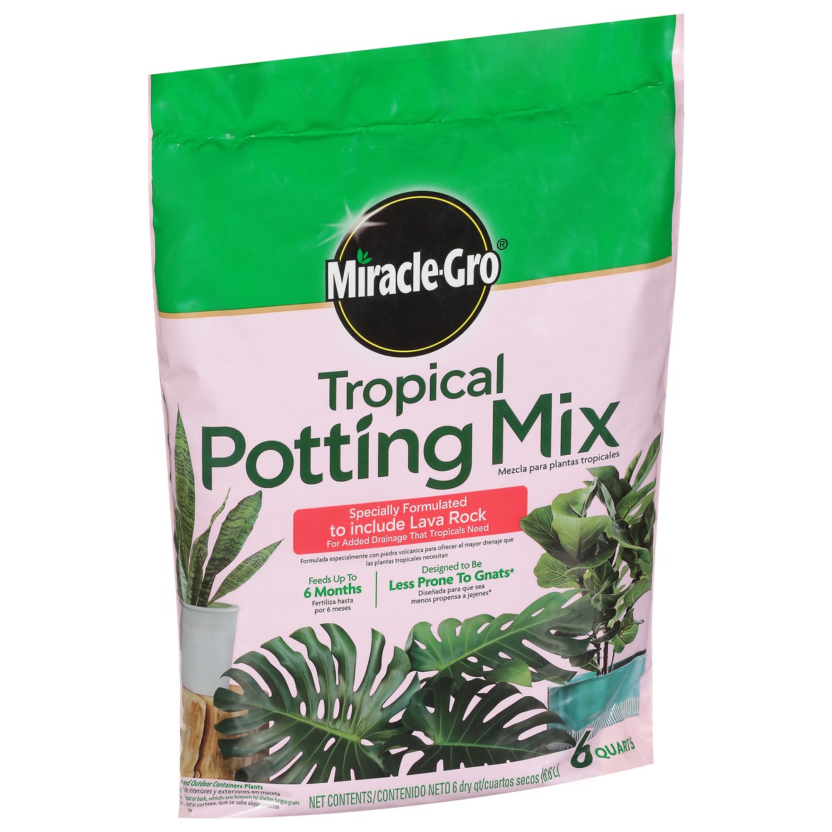 slide 4 of 9, Miracle-Gro Tropical Potting Mix 6 qt, 6 qt