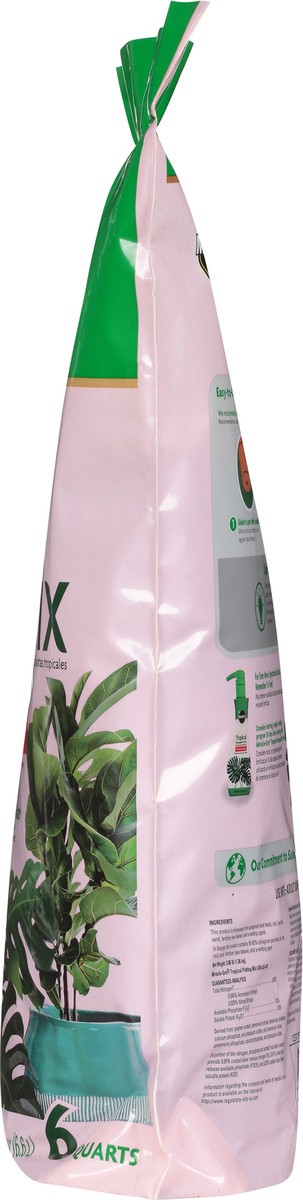 slide 9 of 9, Miracle-Gro Tropical Potting Mix 6 qt, 6 qt