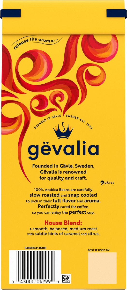 slide 2 of 9, Gevalia House Blend Medium Roast Ground Coffee, 12 oz Bag, 12 oz