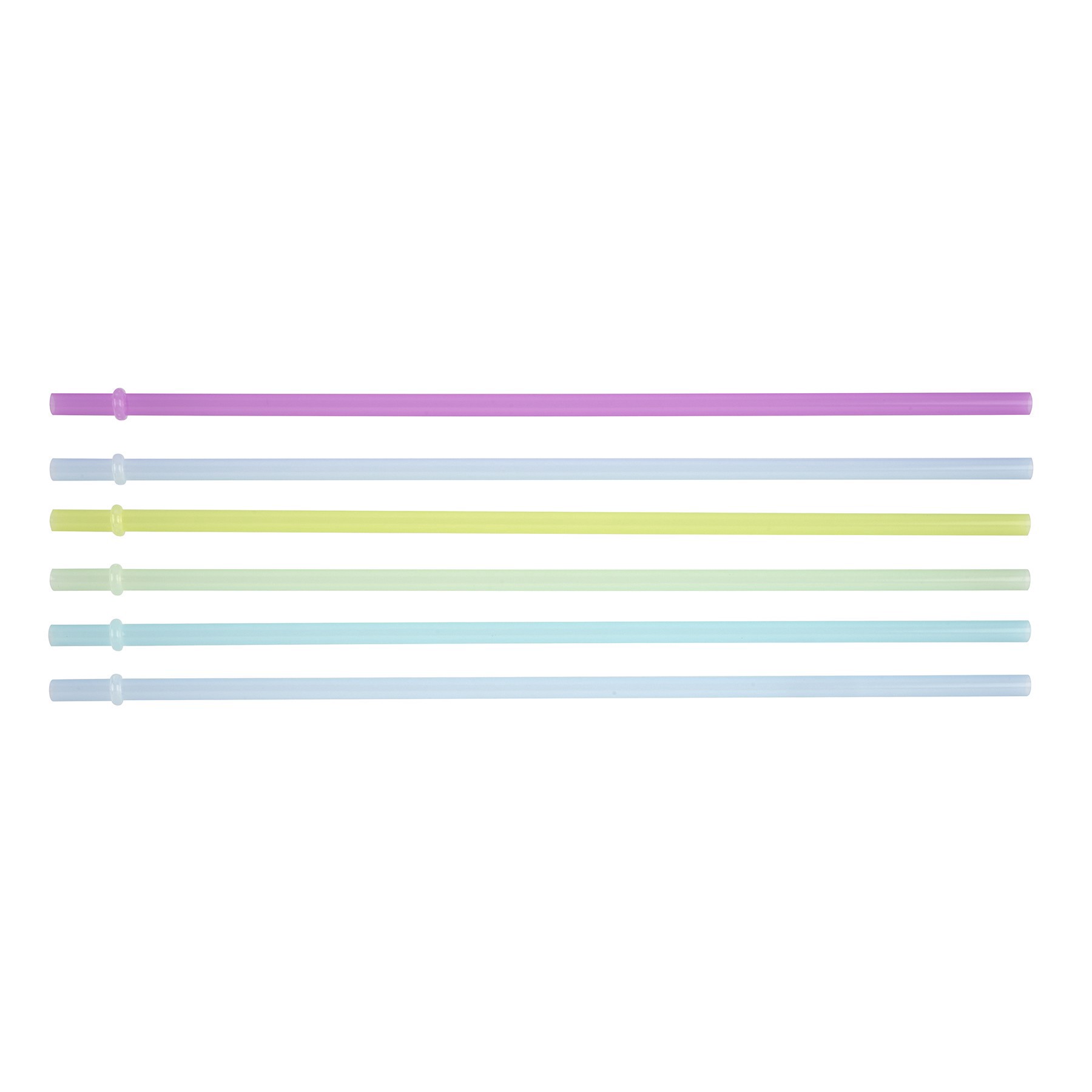 slide 2 of 3, Cool Tone Color Changing Reusable Straws, 6ct. By Ashland, 6 ct