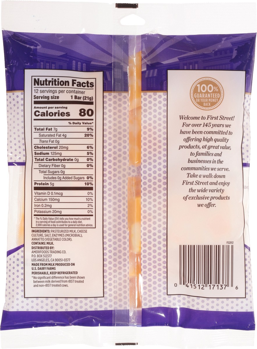 slide 11 of 13, First Street Snack Bar Colby Jack Cheese, 9 oz