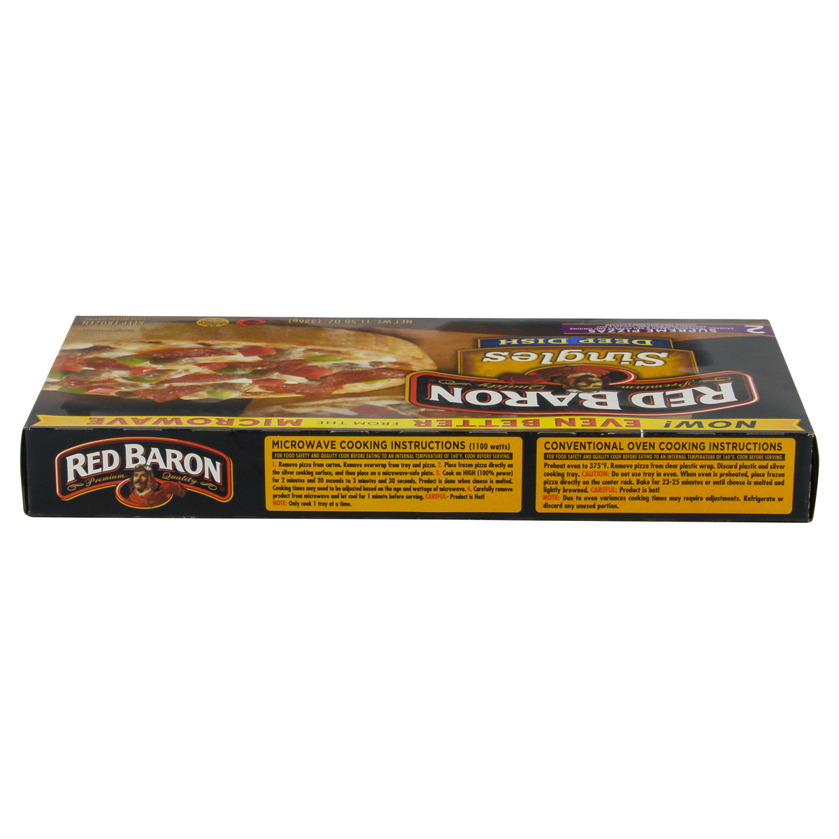 slide 6 of 6, Red Baron Singles Deep Dish Supreme Pizza, 2 ct; 12 oz