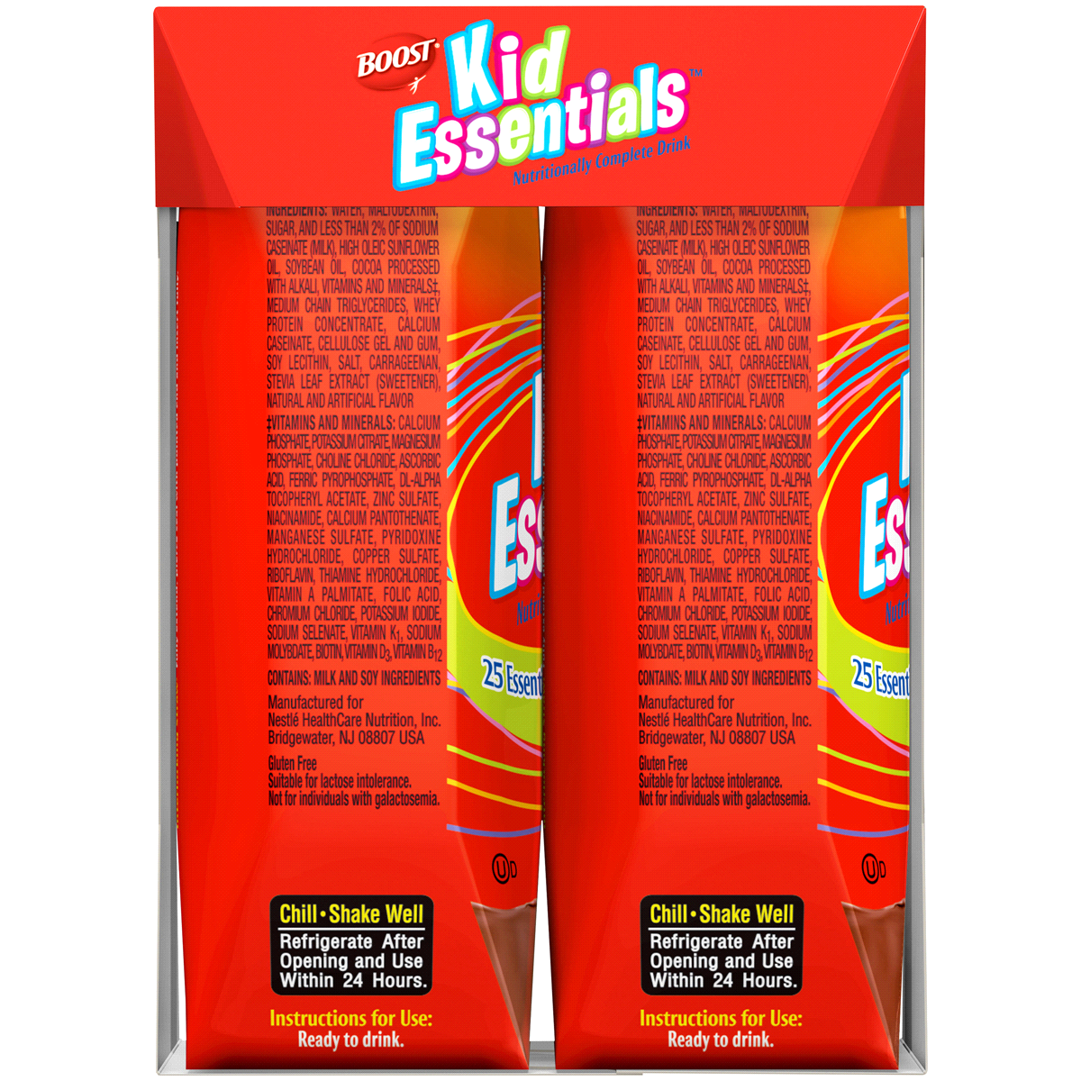 slide 2 of 5, Boost Kid Essentials Chocolate Nutritionally Complete Drink, 4 ct; 8.25 fl oz