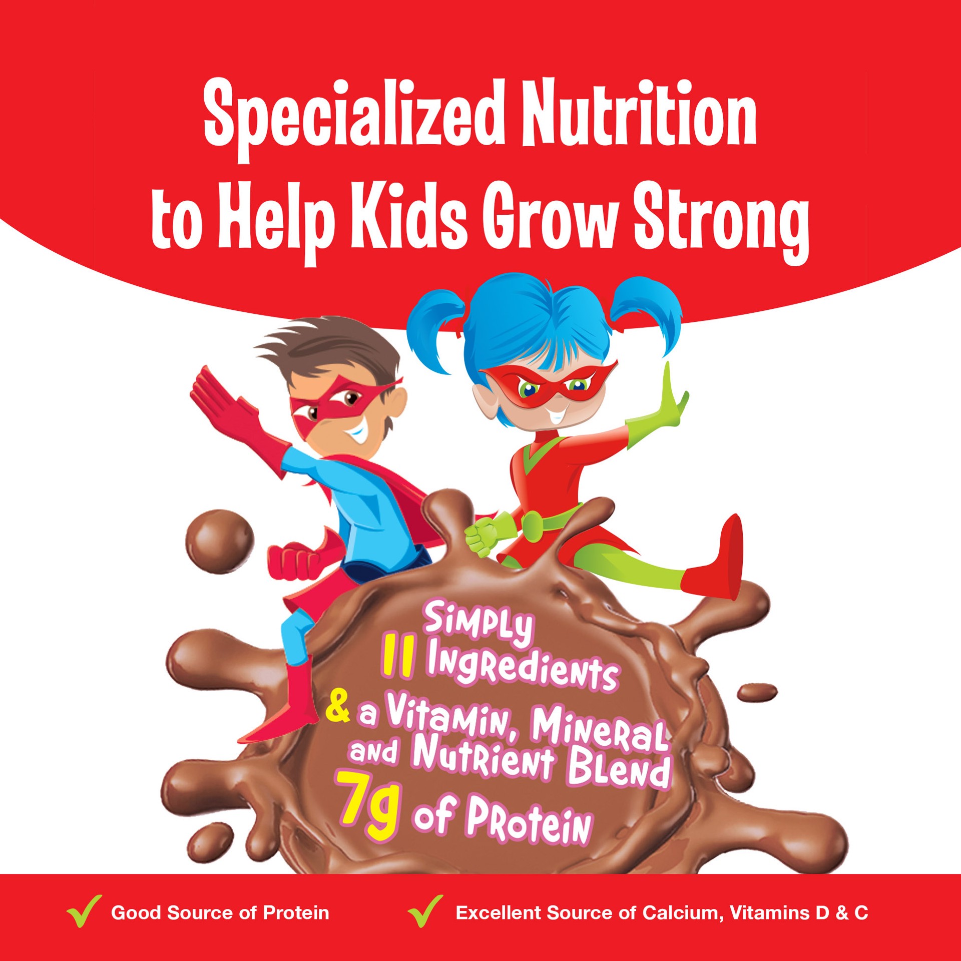slide 2 of 5, BOOST Kid Essentials Balanced Nutritional Drink for Children, Chocolate Craze, 8 fl oz (Pack of 4), 32 fl oz