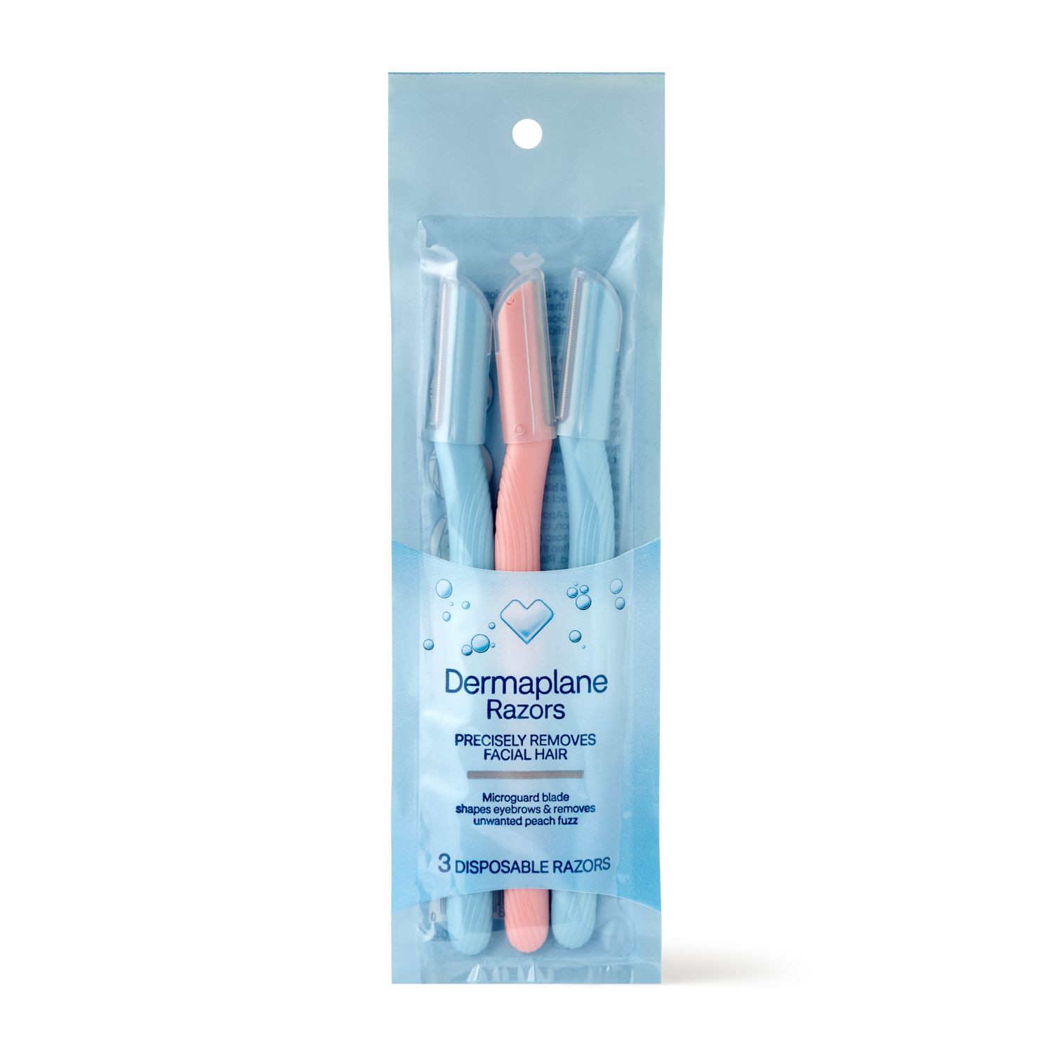slide 1 of 4, CVS Beauty Dermaplane Razor, 3 ct