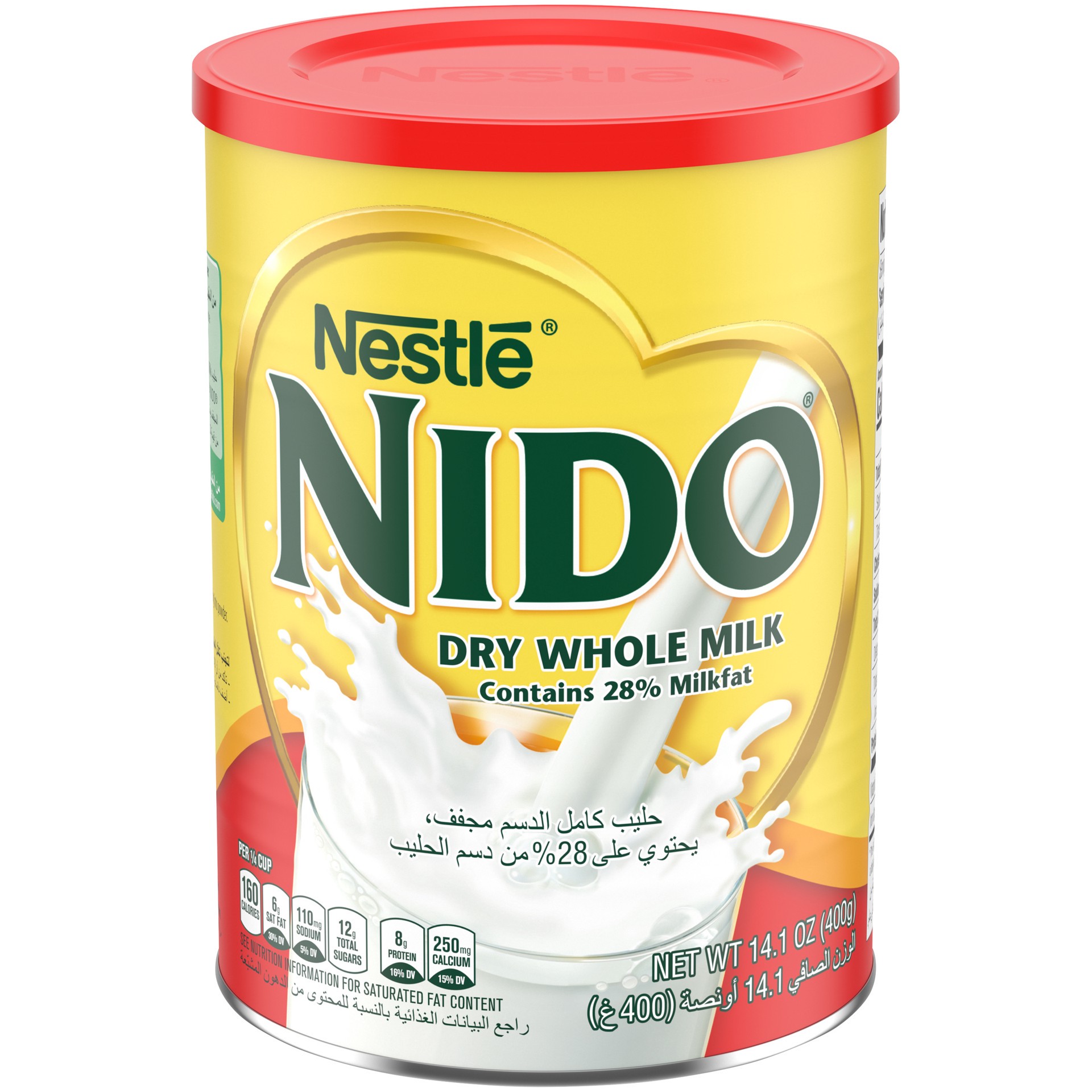 slide 1 of 2, Nido NESTLE NIDO Instant Milk NL 14.1oz Container, 14.1 oz