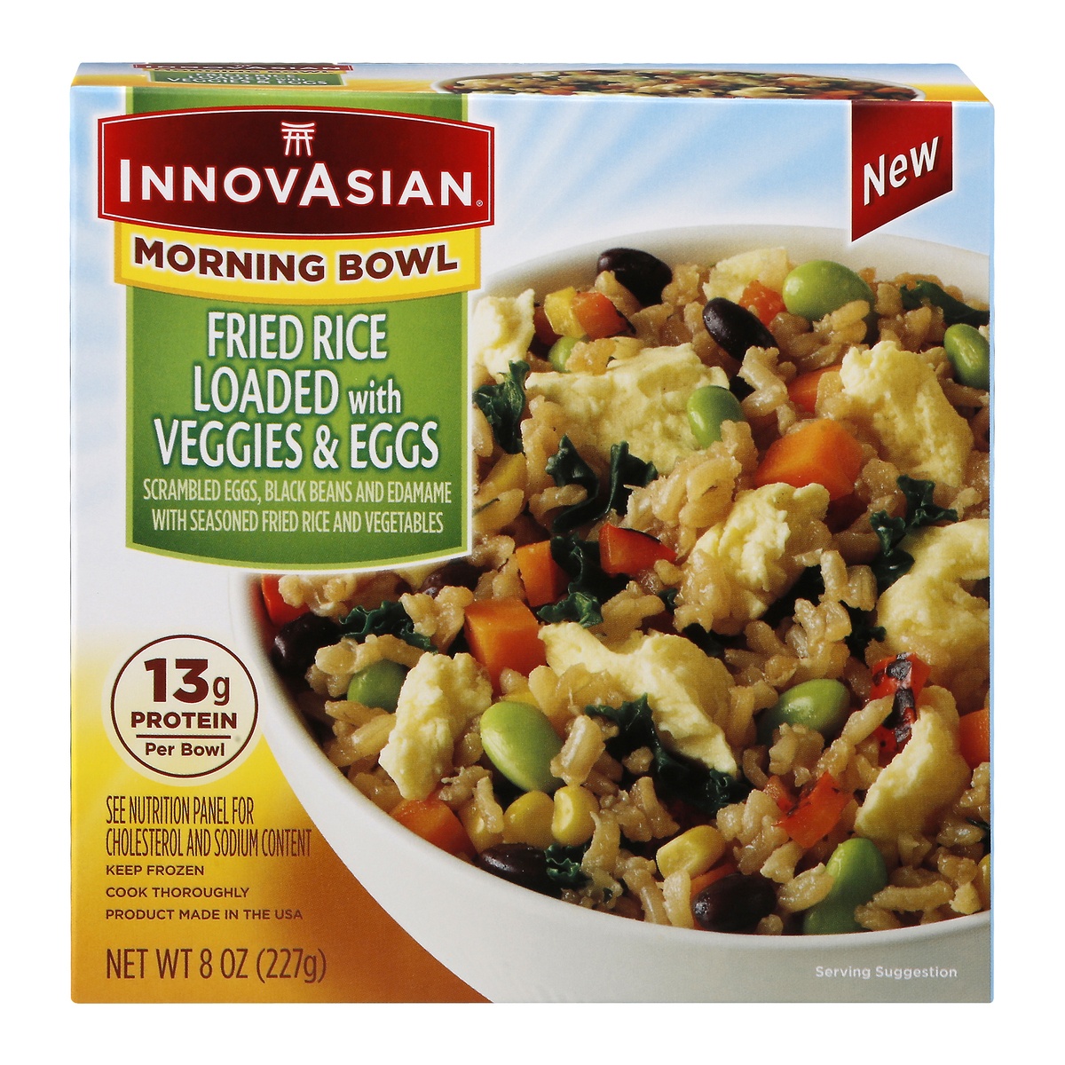 InnovAsian Morning Bowl, Fried Rice Loaded With Veggies & Eggs 8 oz | Shipt