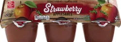 Harris Teeter Apple Sauce - Strawberry