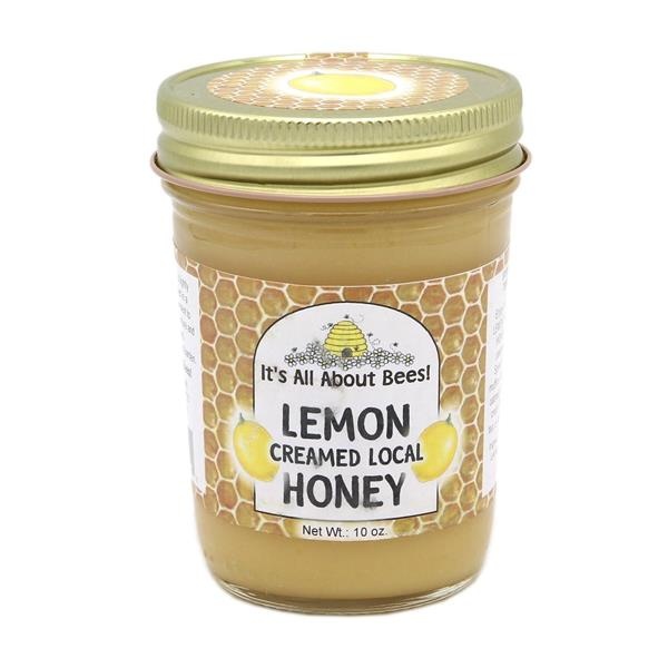 slide 1 of 1, It's All About Bees! Lemon Creamed Local Honey, 10 oz