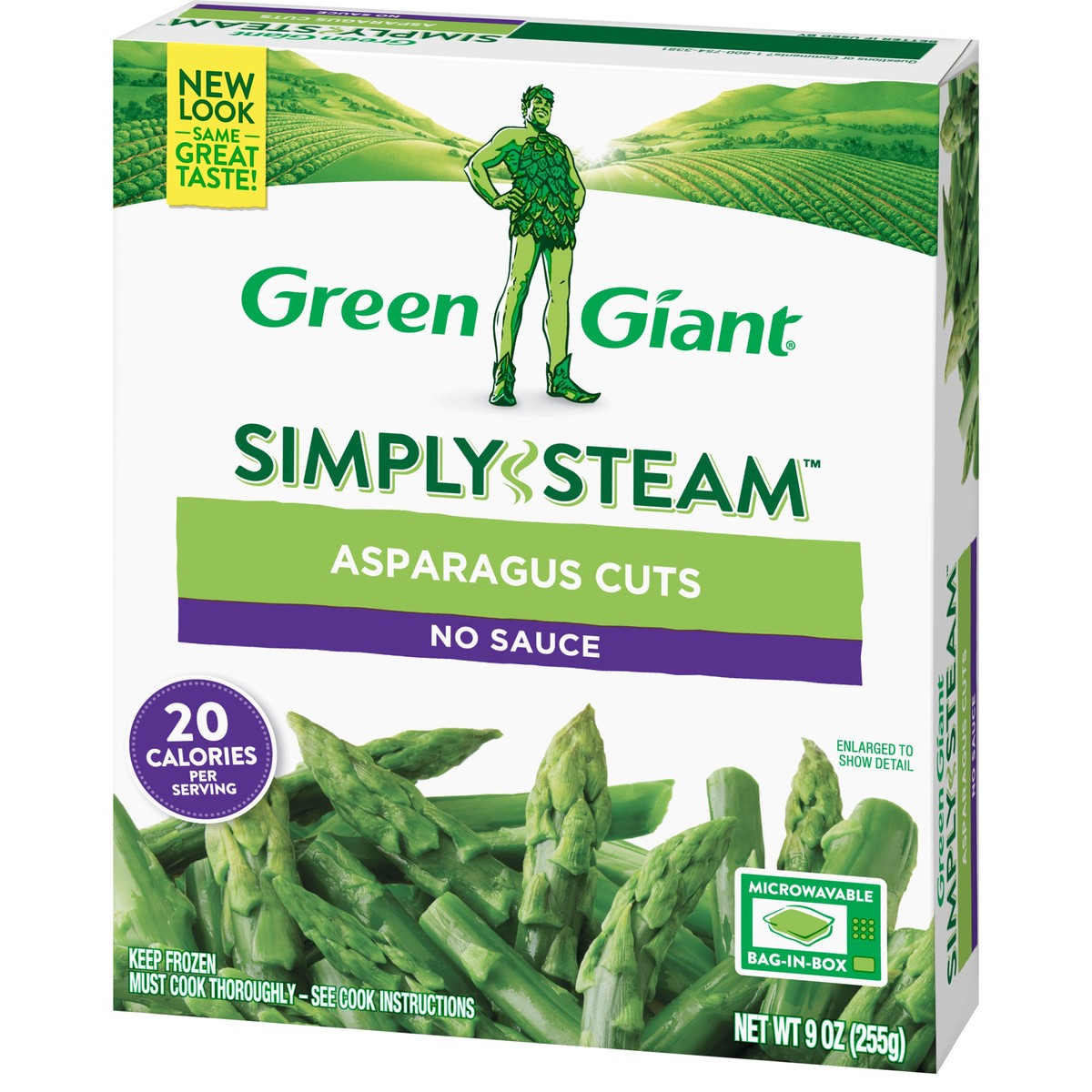 slide 9 of 9, Green Giant Simply Steam No Sauce Asparagus Cuts 9 oz, 9 oz