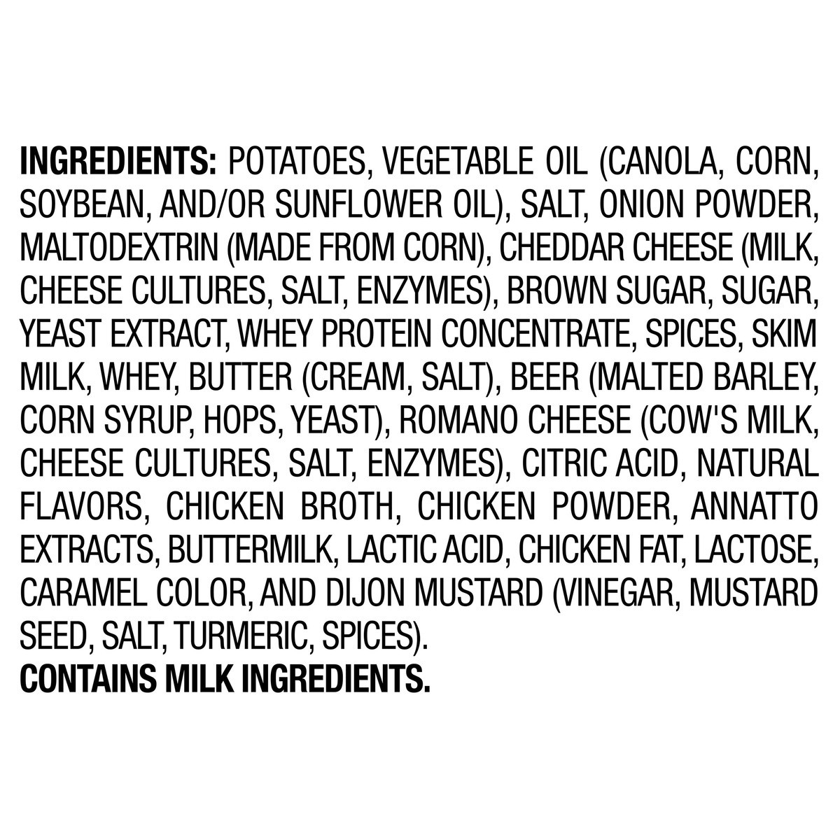 slide 6 of 6, Lay's Beer N Brats Flavored Potato Chips 7.75 oz Bag, 7.75 oz