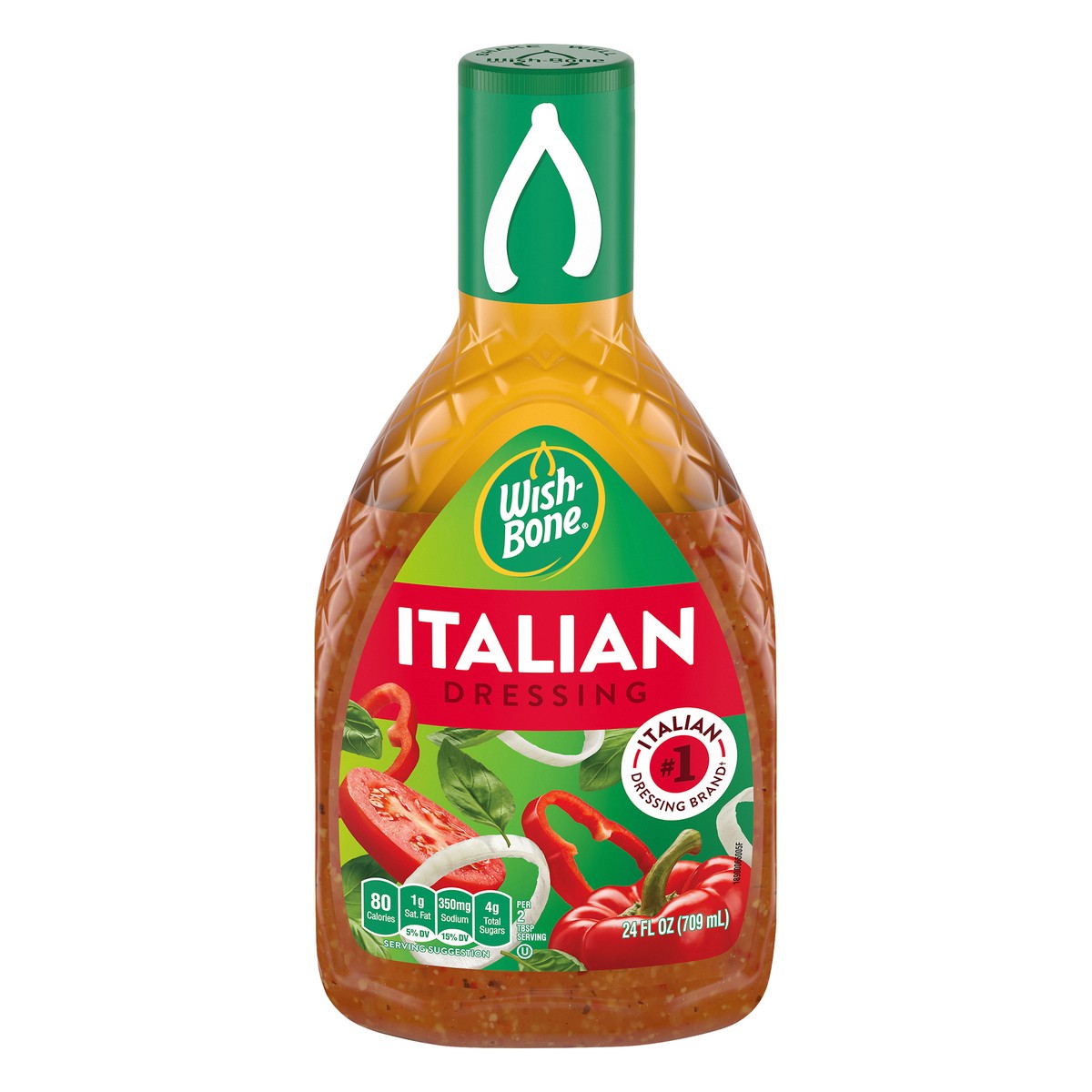 slide 1 of 9, Wish-Bone Salad Dressing, Italian, 24 oz