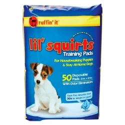 Ruffin' It Lil' Squirts Training Pads Floor Protection Pads (50/pkg)