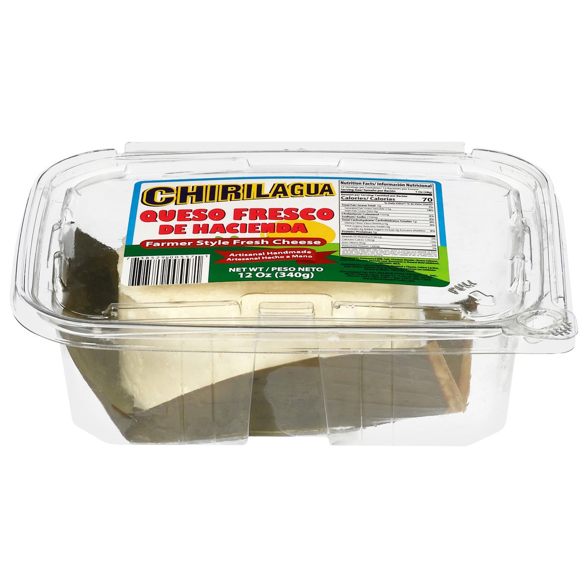slide 6 of 13, Chirilagua Fresh Farmer Style Cheese 12 oz, 12 oz