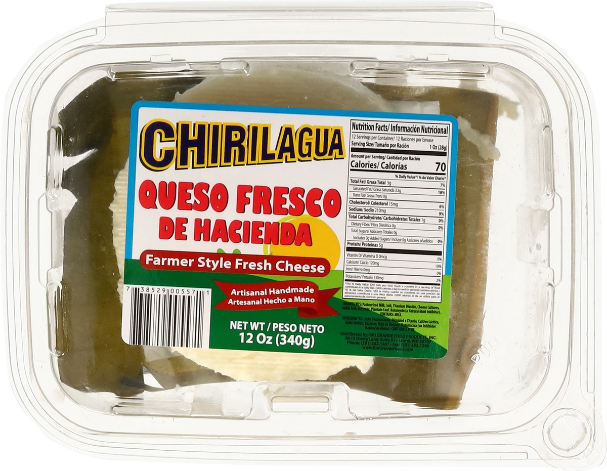 slide 13 of 13, Chirilagua Fresh Farmer Style Cheese 12 oz, 12 oz