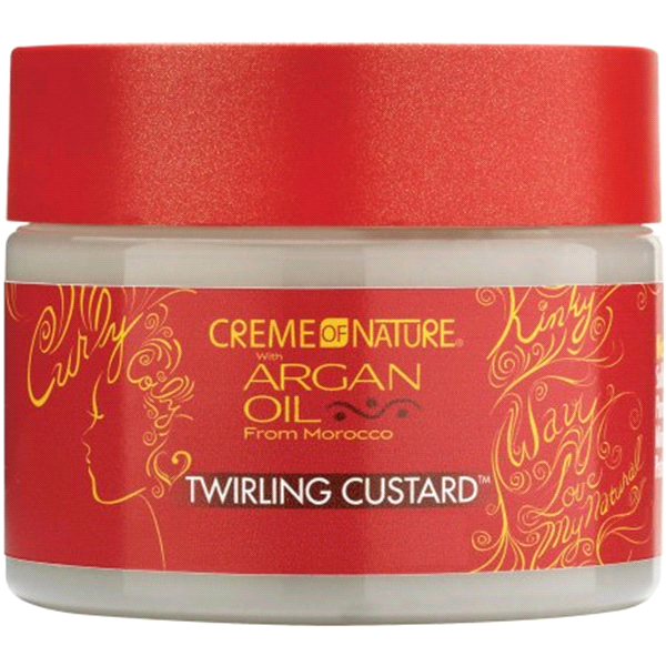 slide 1 of 1, Creme of Nature With Argan Oil - Twirling Custard, 11.5 Ounce, 11.5 oz