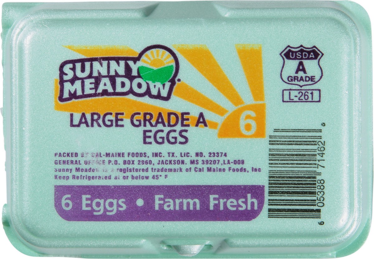 slide 3 of 10, Sunny Meadow Grade A Large Eggs 6 ea, 6 ct