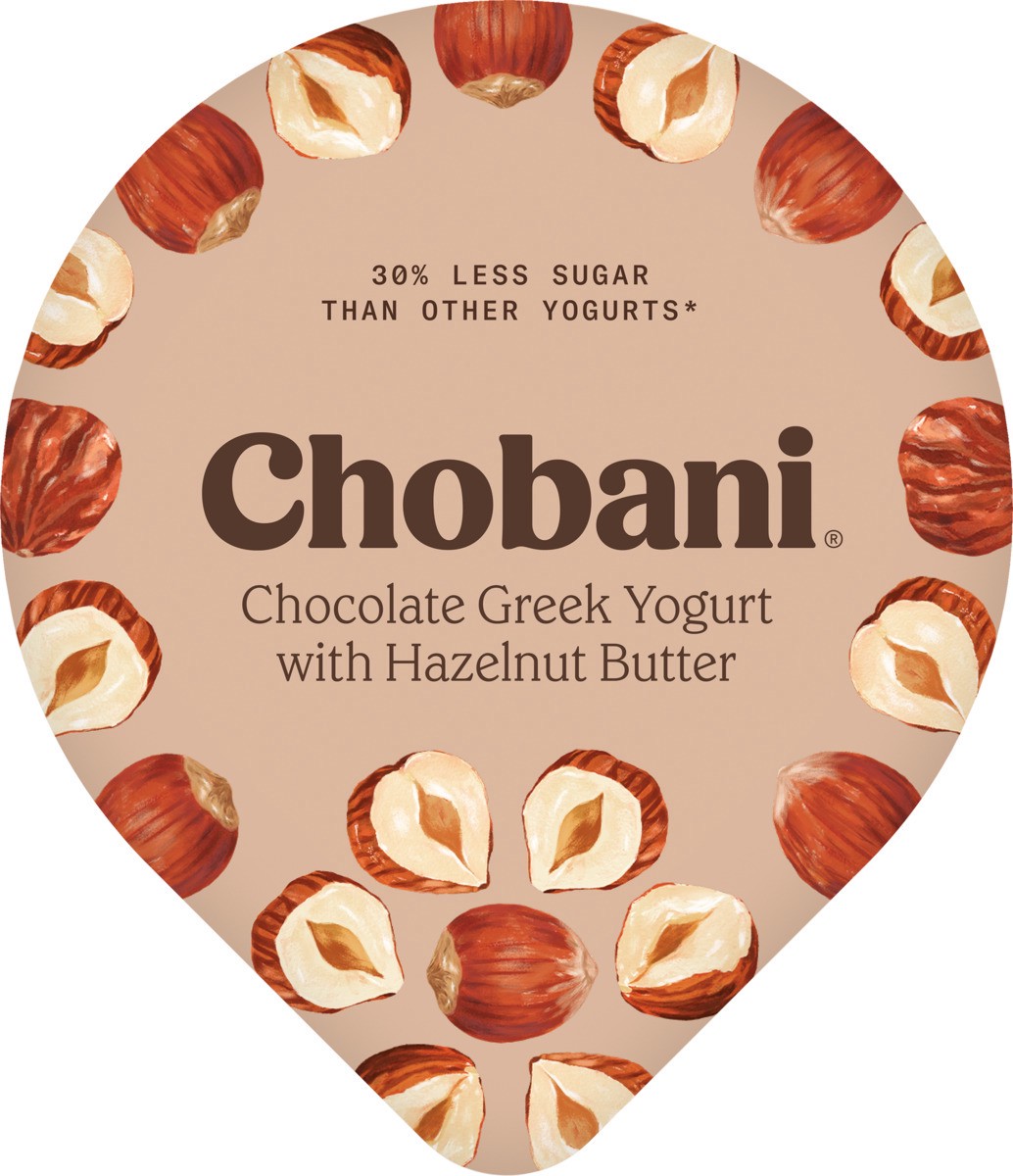 slide 5 of 9, Chobani Chocolate With Hazelnut Butter Low-Fat Greek Yogurt, 5.3 oz