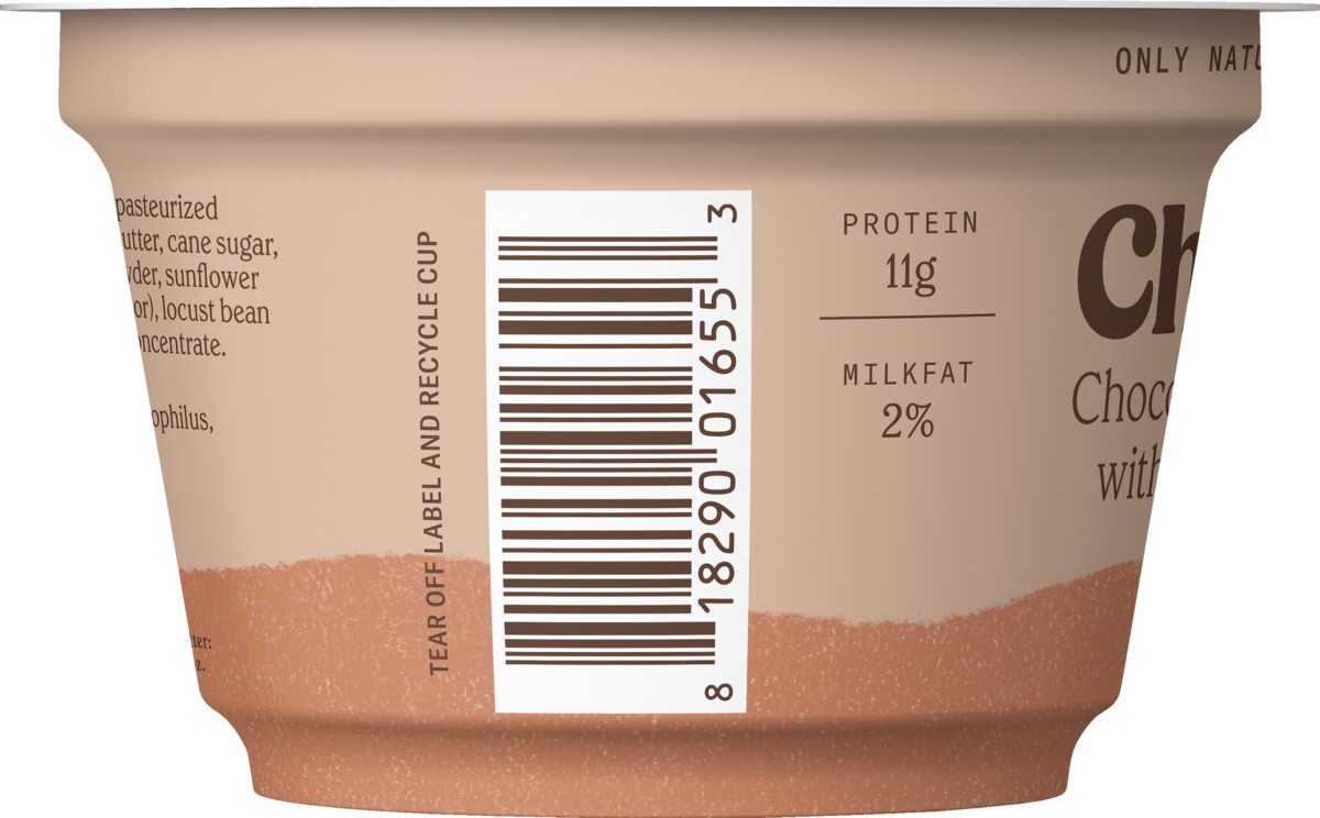 slide 6 of 9, Chobani Chocolate With Hazelnut Butter Low-Fat Greek Yogurt, 5.3 oz