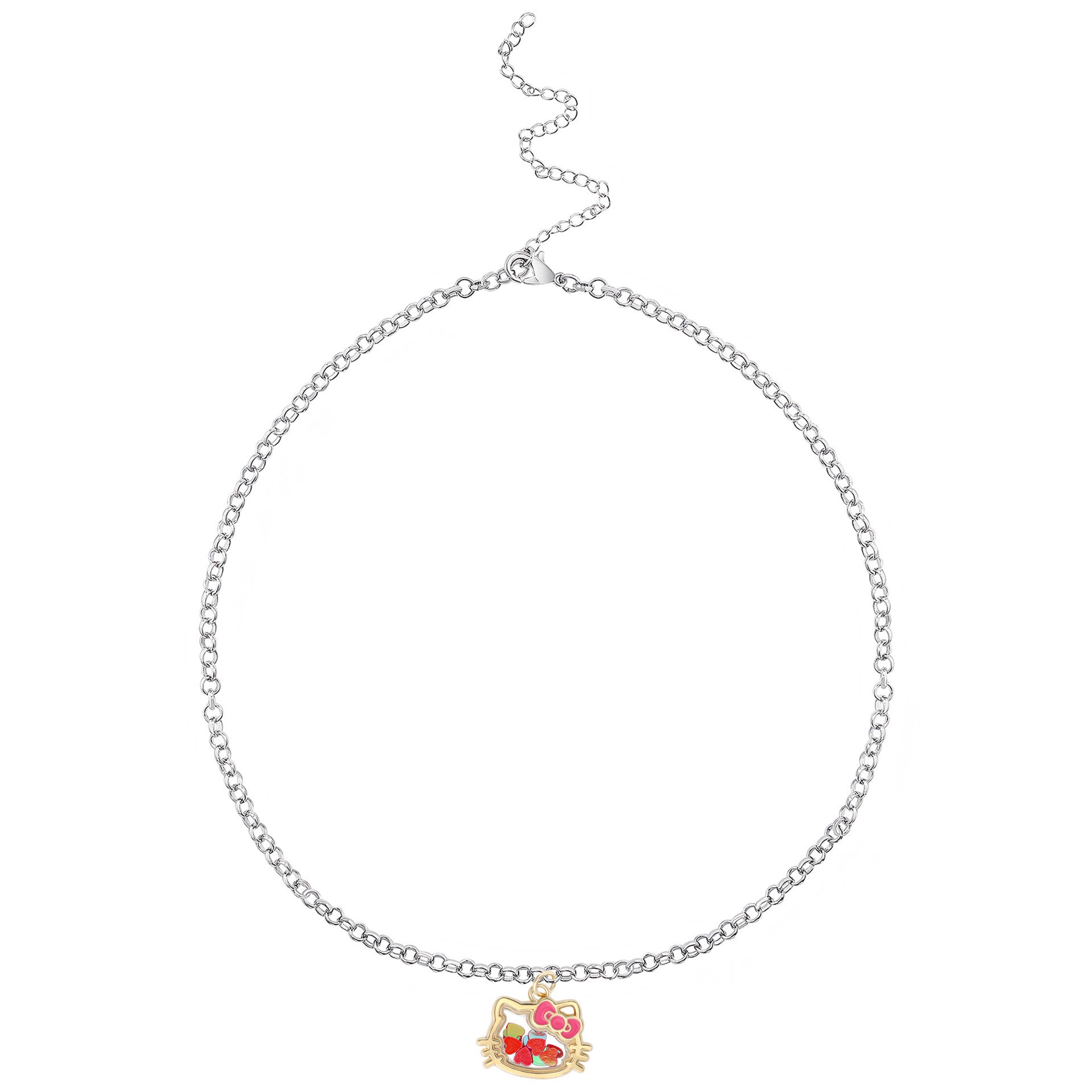 slide 3 of 3, Hello Kitty Gold Shaker Charm, 25 mm