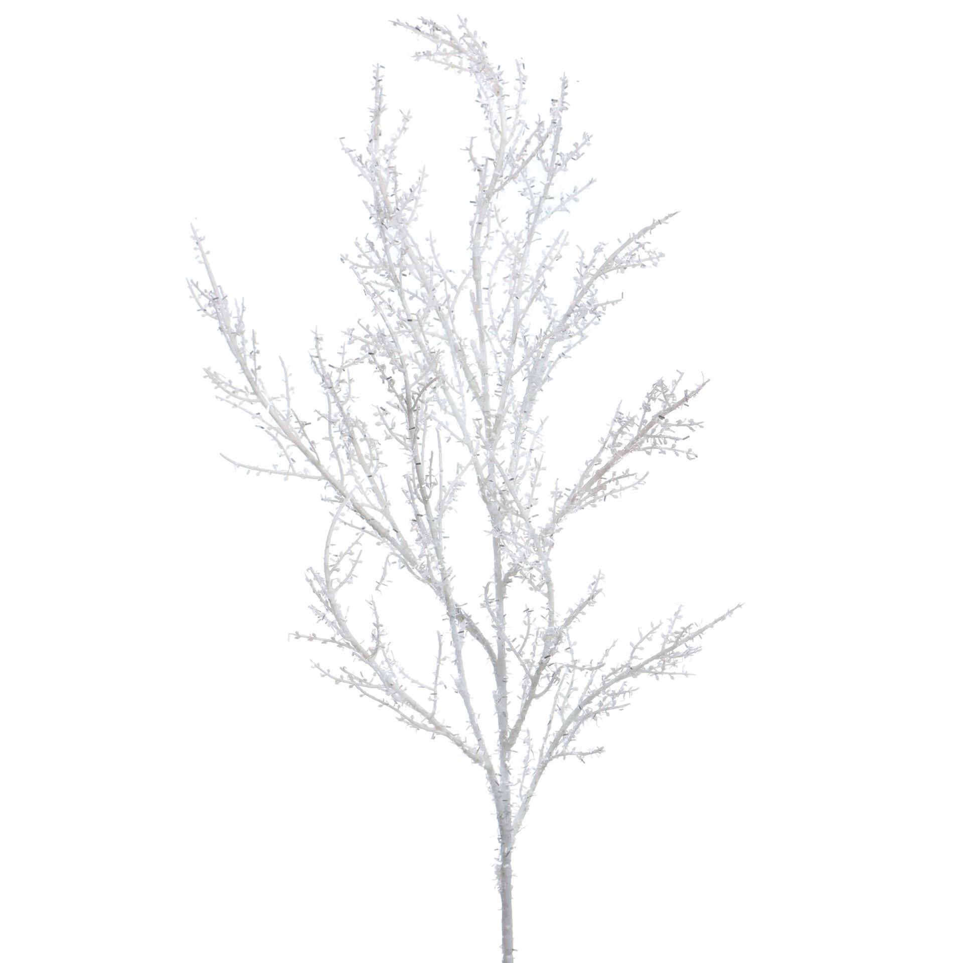 slide 2 of 3, 30" White Glitter Tinsel Stem By Ashland, 6 in x 3 in x 30 in