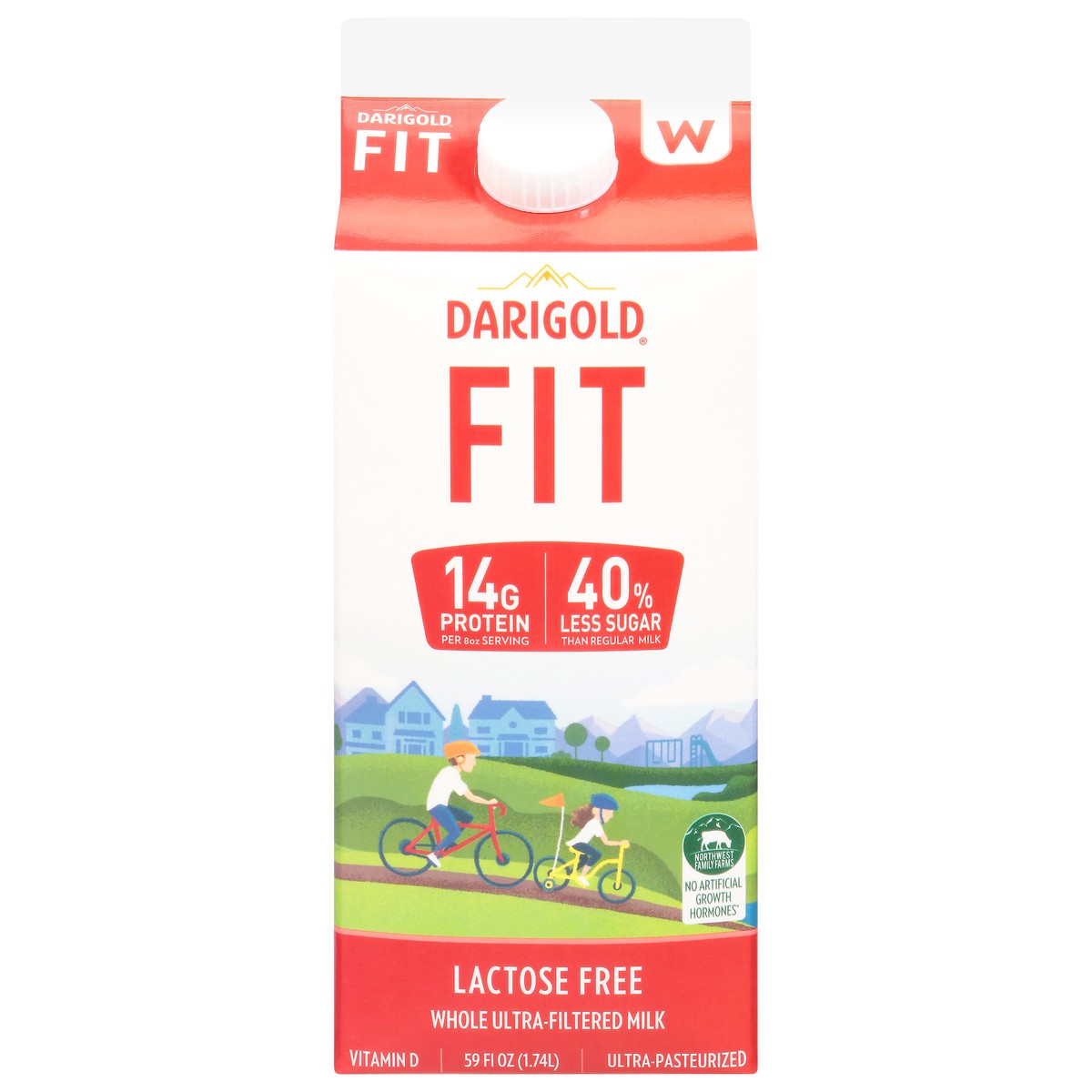 slide 2 of 13, Darigold Fit Lactose Free Whole Ultra Filtered Milk 59 fl oz, 59 fl oz