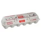 Bowl & Basket Eggs Fresh White Large