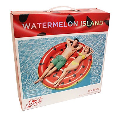 slide 1 of 1, Bestway H2O Go Watermelon Island, 74 in