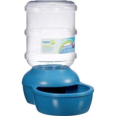 slide 1 of 1, Aspen Pet Peacock Blue Le Bistro Waterer, 1 gal