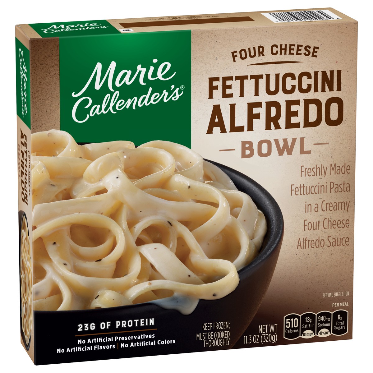 slide 5 of 13, Marie Callender's Four Cheese Fettuccini Alfredo Bowl, Frozen Meal, 11.3 oz., 11.3 oz