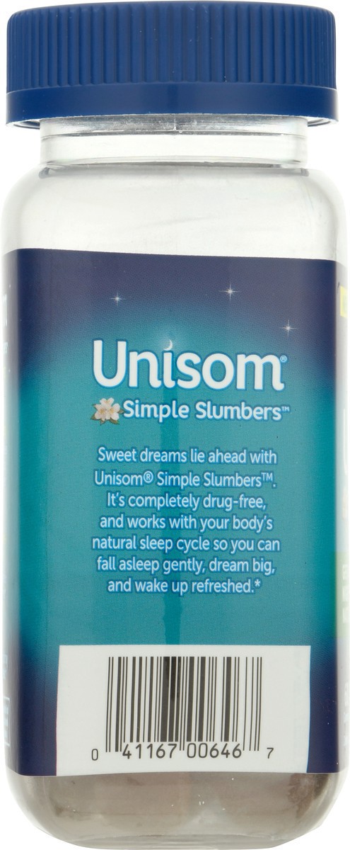 slide 7 of 9, Unisom Simple Slumbers Gummies 5 mg Golden Honey-Lemon Melatonin 60 Gummies, 60 ct