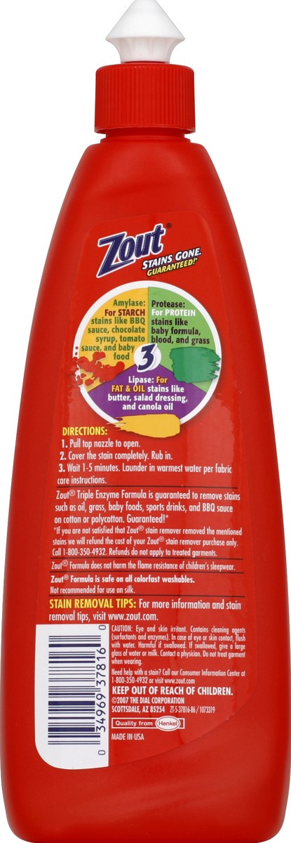 slide 2 of 6, Zout Laundry Stain Remover 12 oz, 12 oz