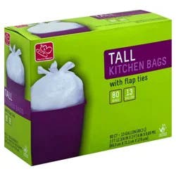 Harris Teeter Tall Kitchn Bag W/Flptop