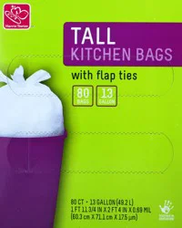 Harris Teeter Tall Kitchn Bag W/Flptop