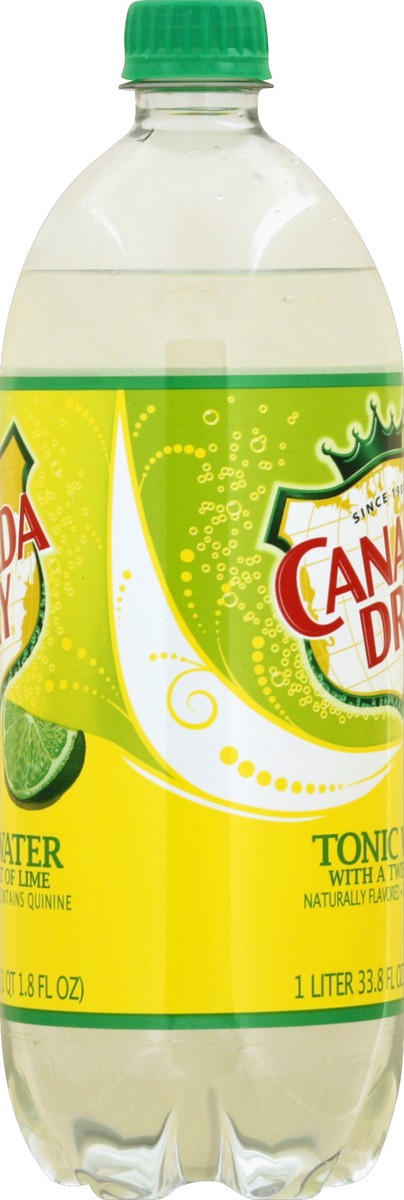 slide 4 of 5, Canada Dry Tonic Water 33.8 oz, 1 L