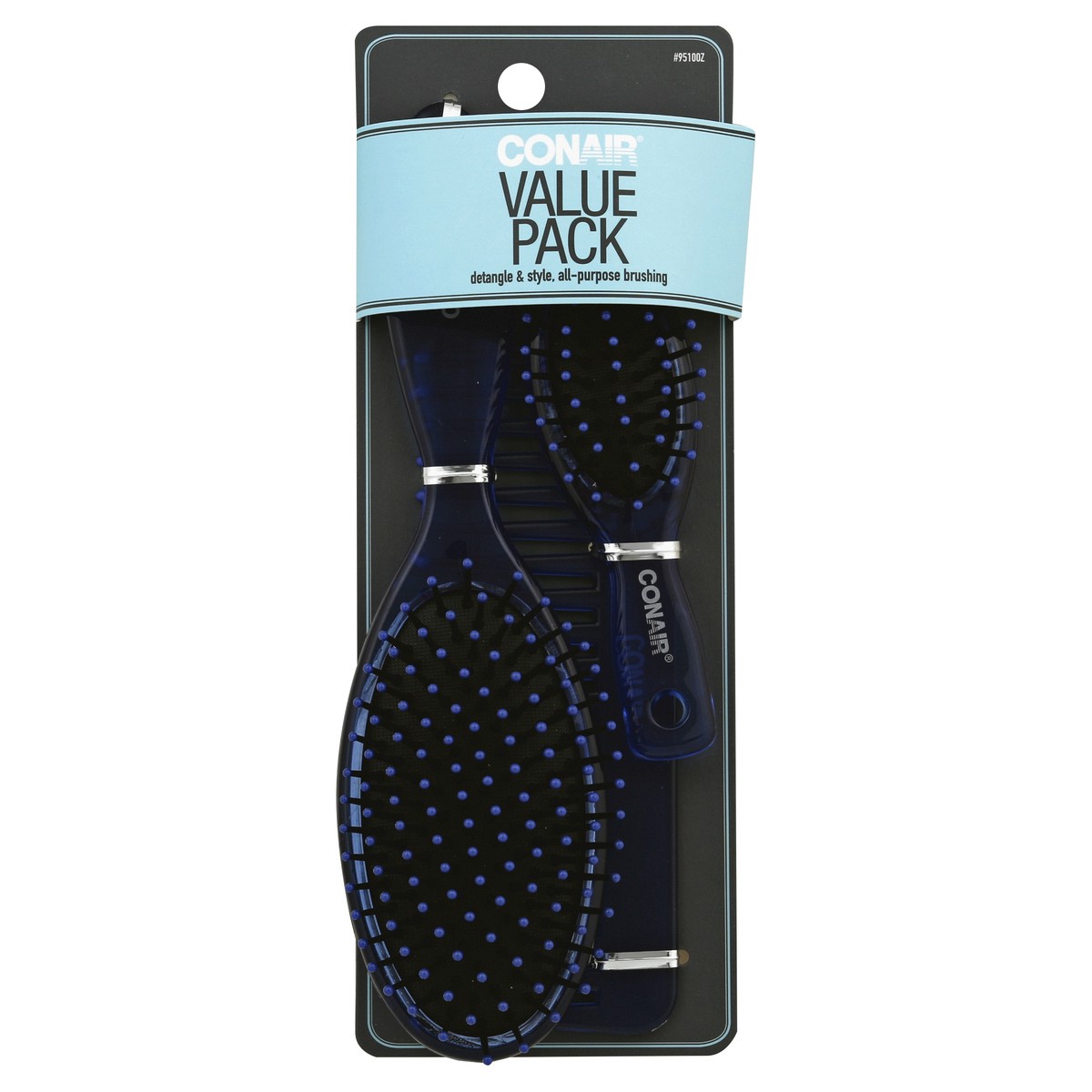 slide 3 of 8, Conair Cushion Brush/Volume Comb/Cushion Brush 1 ea, 1 ct