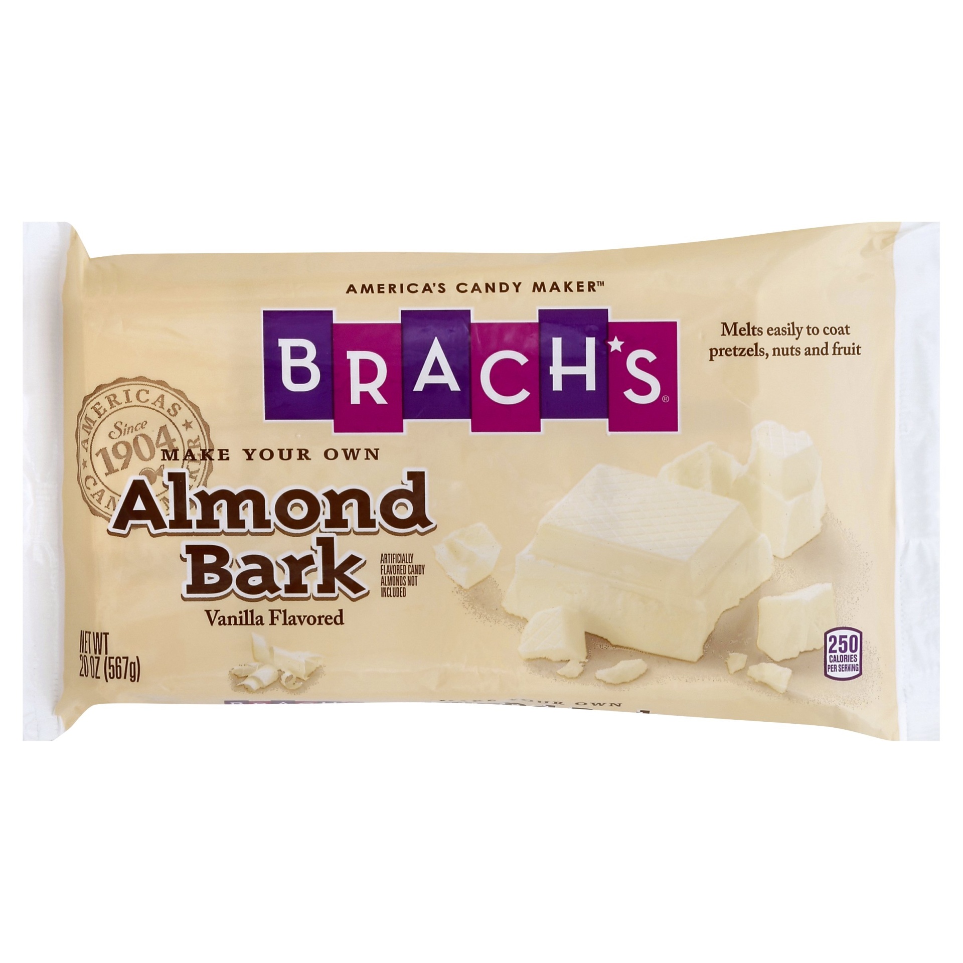 slide 1 of 5, Brach's Vanilla Almond Bark, 20 oz