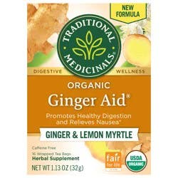 Traditional Medicinals Organic Ginger Aid Tea