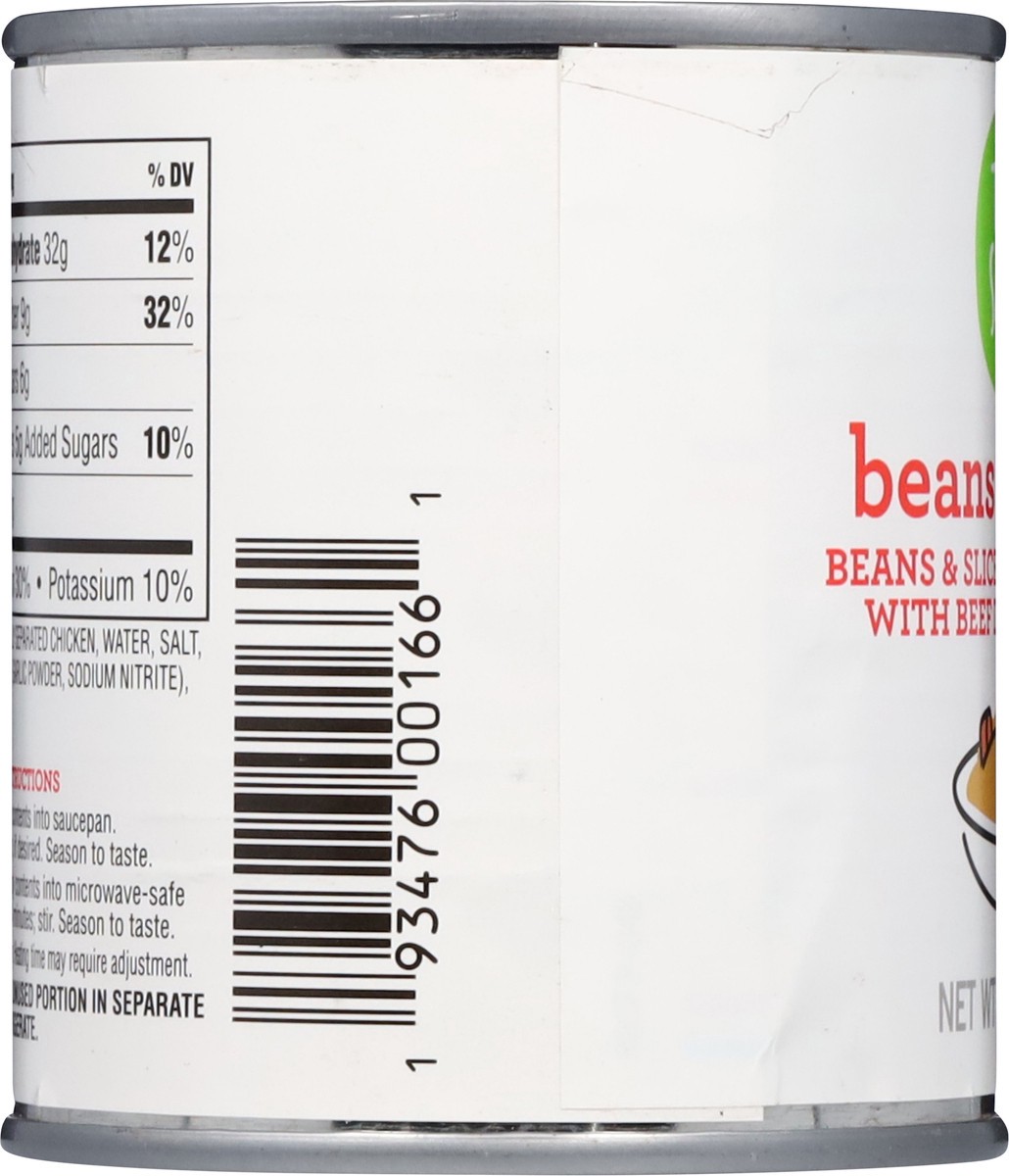 slide 14 of 15, That's Smart! Beans & Franks 7.5 oz, 7.5 oz